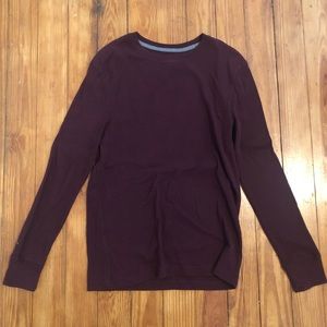 Maroon Long Sleeve Shirt